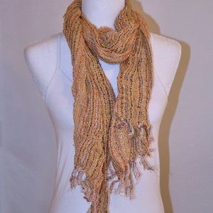 8/$20 Tan/Gold Scarf